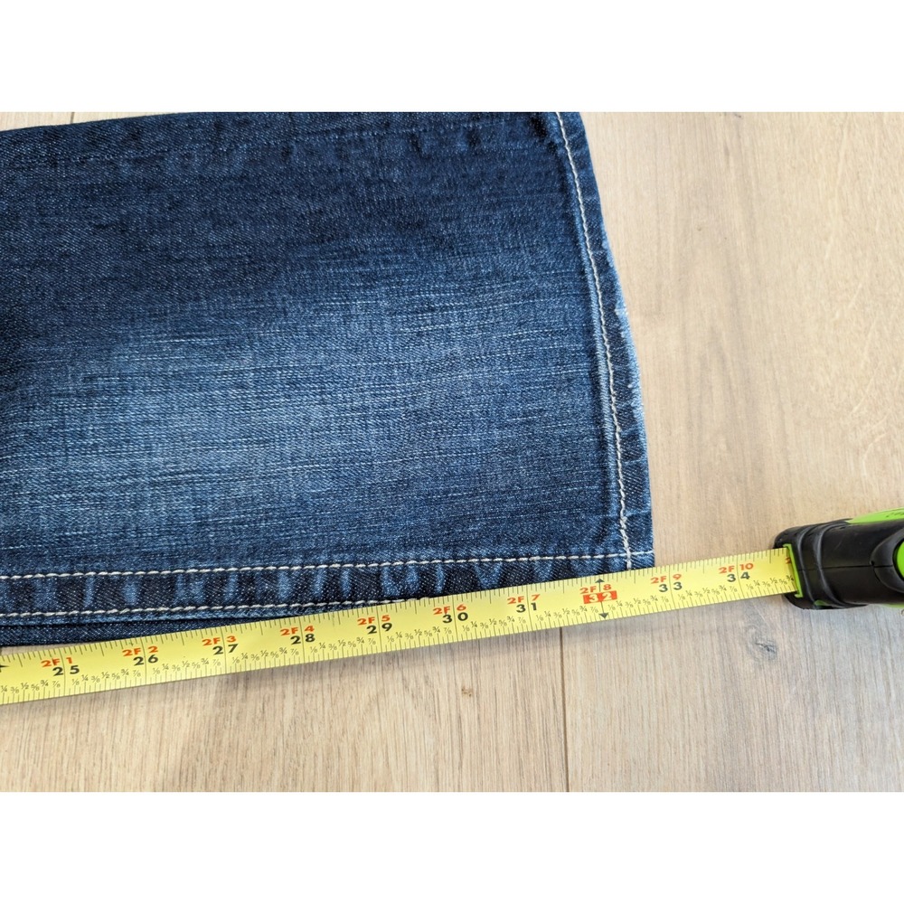 Rock Revival Celine Easy Boot Dark Wash Jeans Size 25 33" Beautiful - Picture 10 of 13